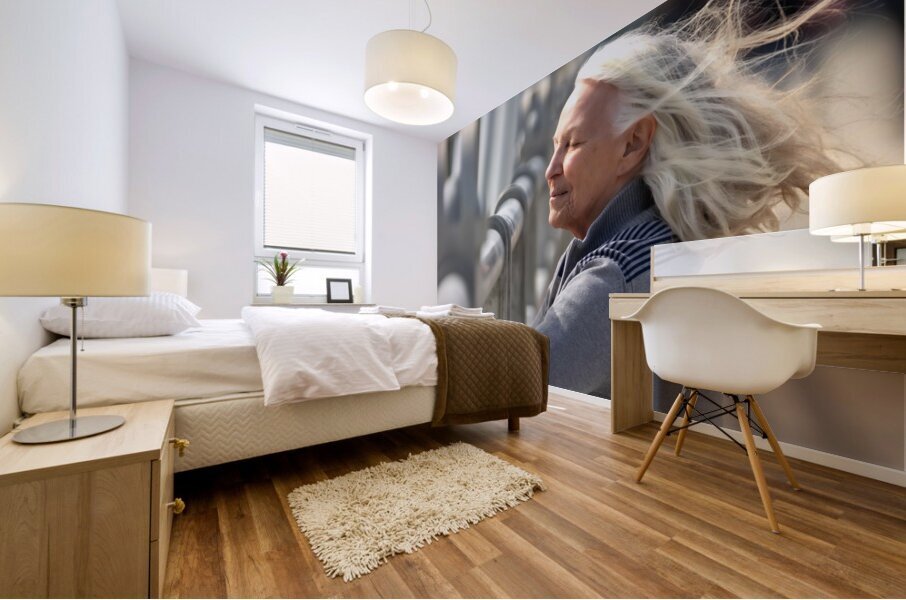 Mom Feeling Free Mural print