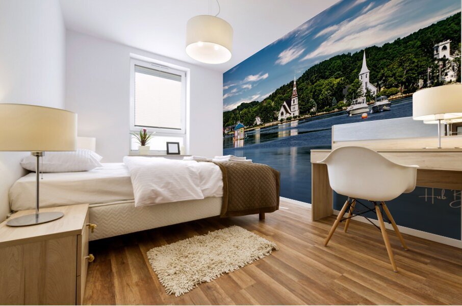 Three Churches Mahone Nova Scotia  Impression murale