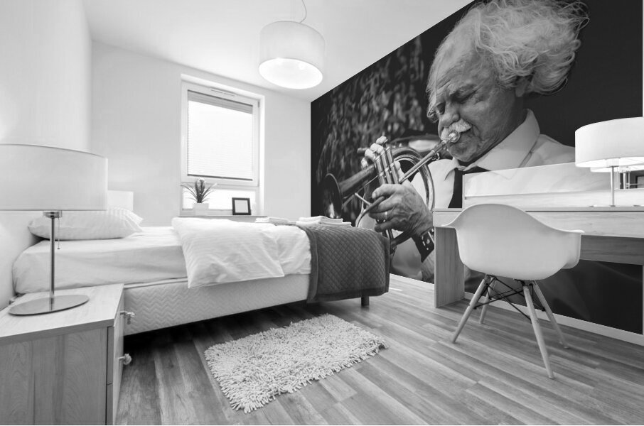 Street Musician Claude Berger Old Quebec City Canada Mural print