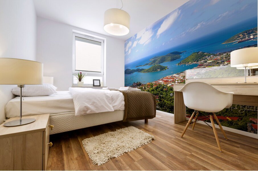 Port Of St.Thomas US Virgin Islands Mural print