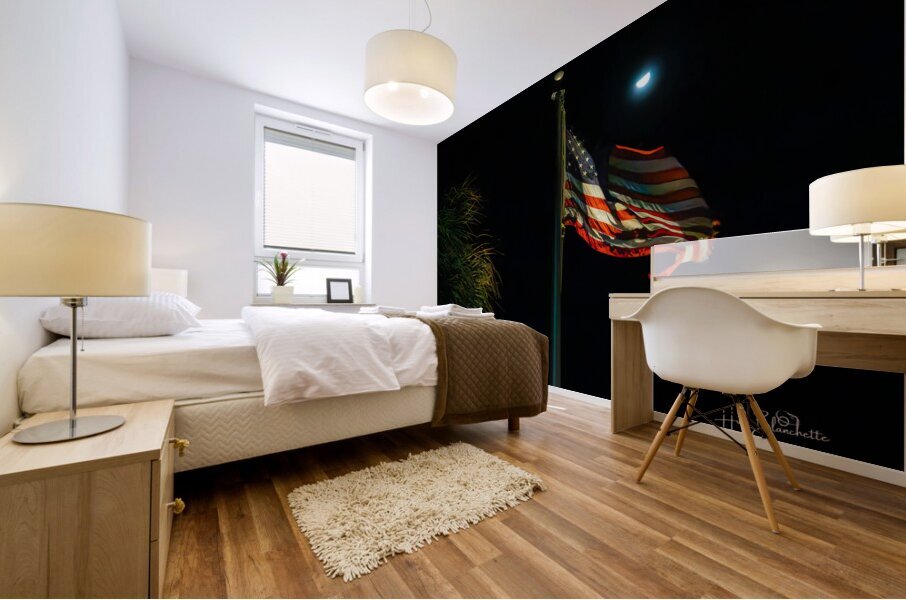 US Flag Fort Lauderdale Florida Impression murale