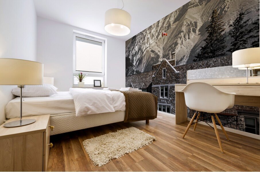 Parks Canada Headquarters in Banff Alberta Canada Impression murale