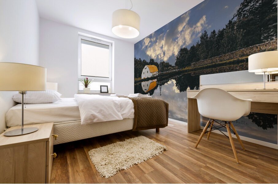 Ferme Piscicole Ile dOrleans Quebec Canada Mural print