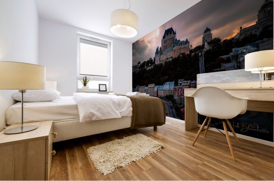 Chateau Frontenac Vieux Quebec Canada Mural print