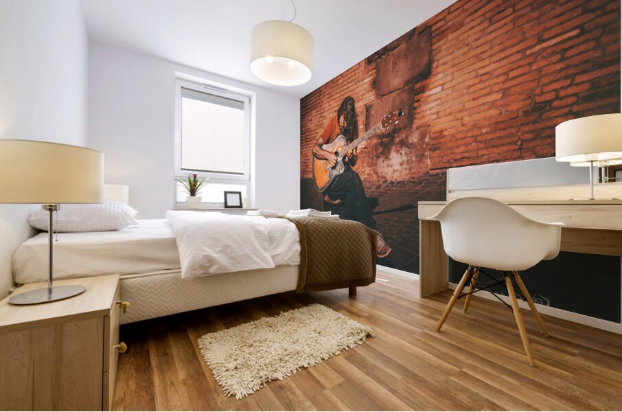 Street Performer Rome Italy Impression murale