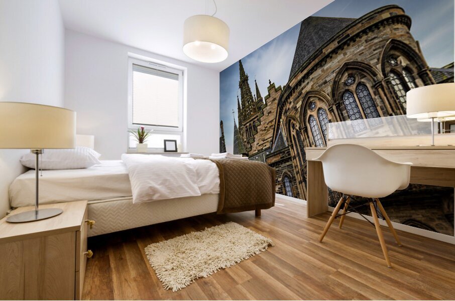 University Of Glasgow Scotland UK Mural print