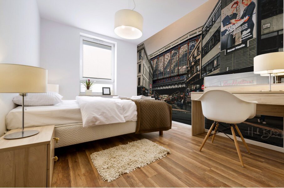 Glasgow Central Station Scotland UK Mural print