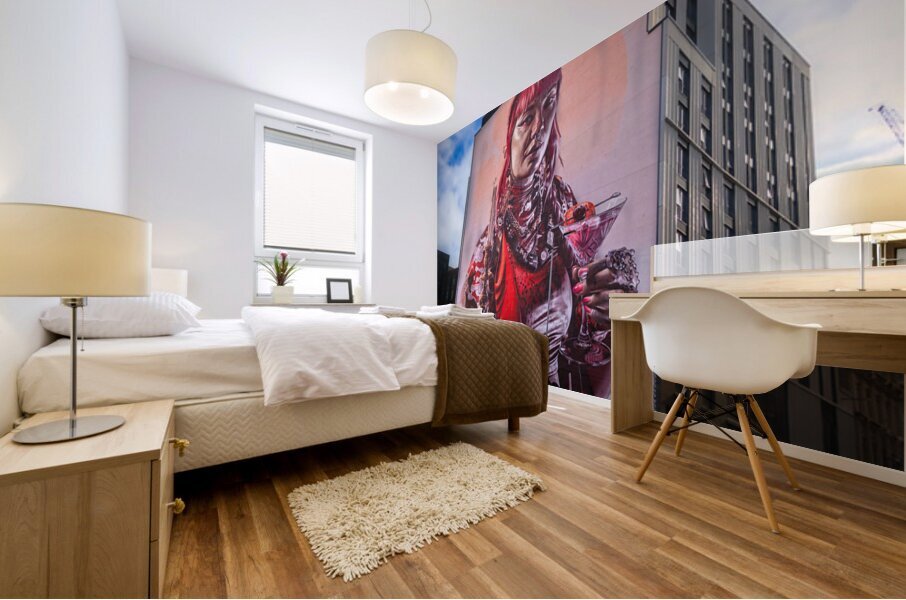 The Lost Giant Mural Glasgow Scotland UK Mural print