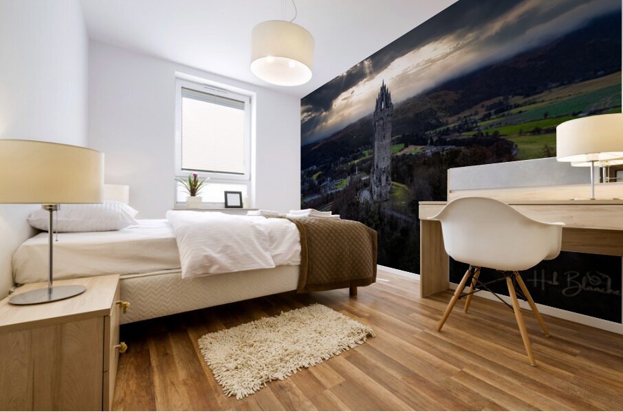 National Wallace Monument Stirling Scotland UK Mural print