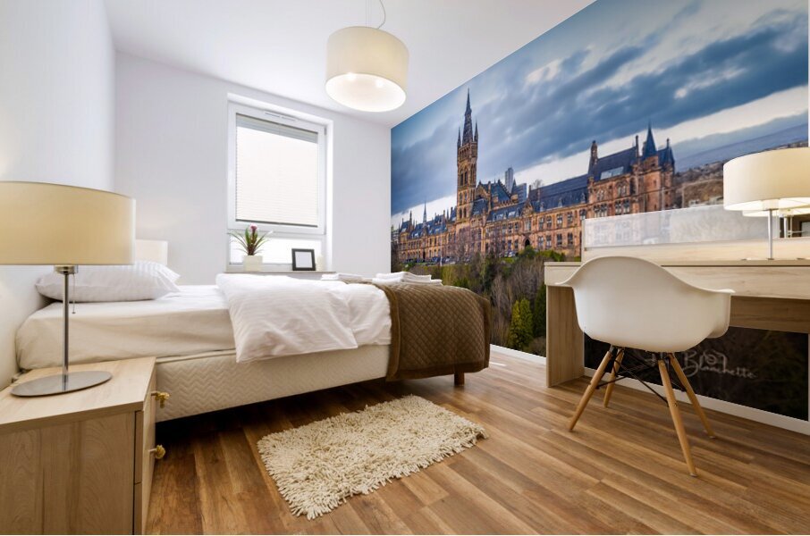 Gilbert Scott Building University of Glasgow Scotland UK  Mural print