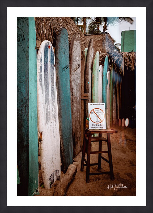 Surfs Up Sayulita Mexico Picture Frame Printing