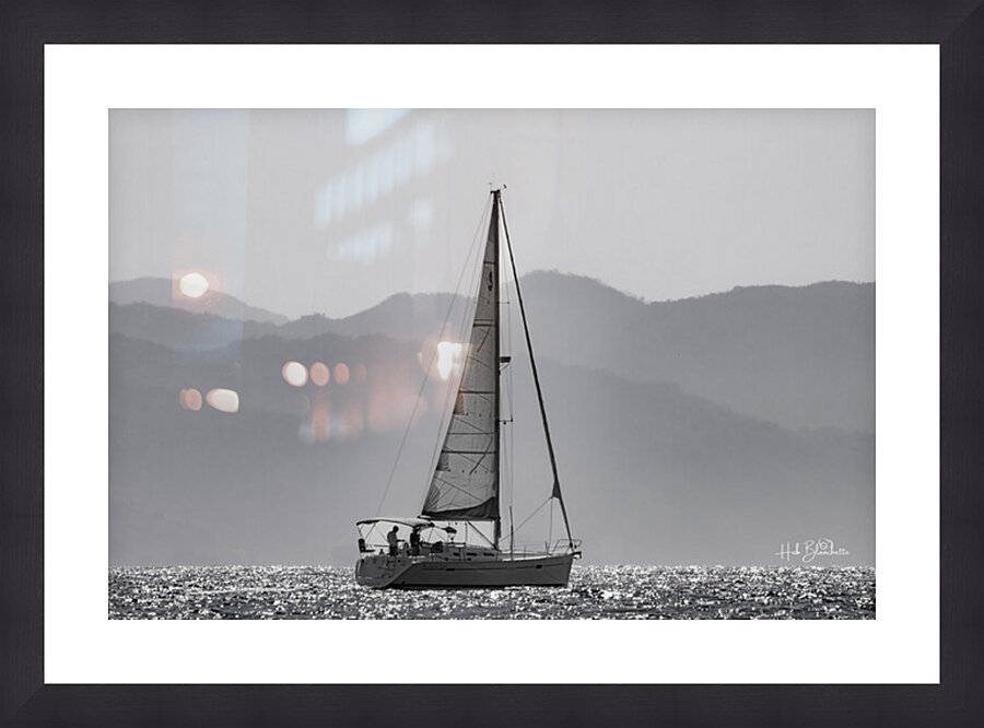 Sailing Puerto Vallarta Mexico Picture Frame Printing