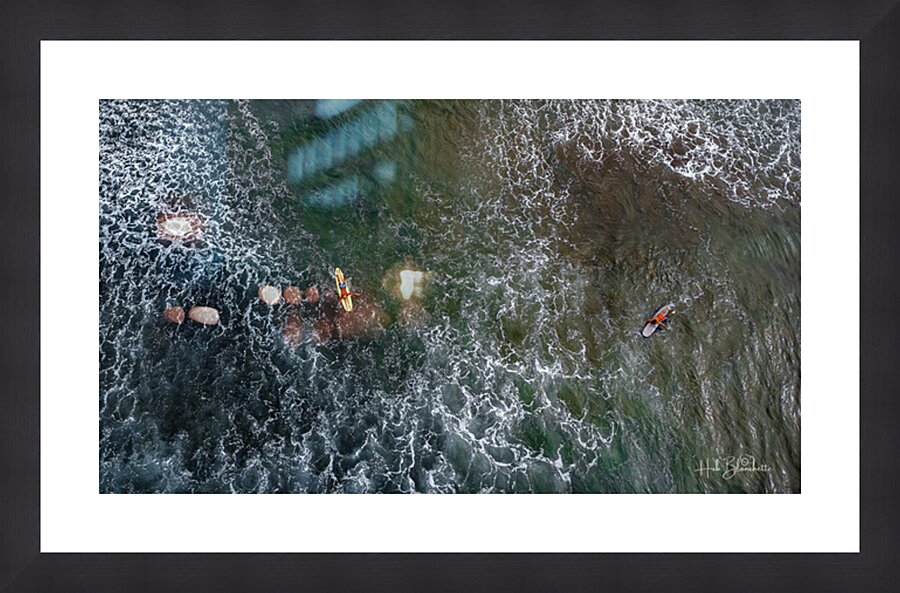 Wave Runners Sayulita Mexico Cadre photo