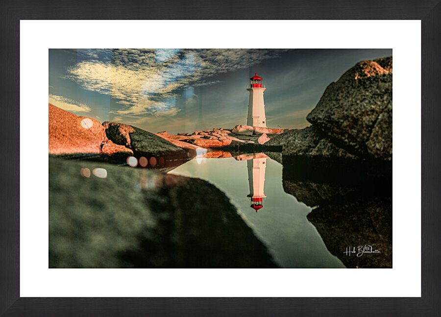 Sunrise Peggys Cove Nova Scotia Canada Picture Frame Printing