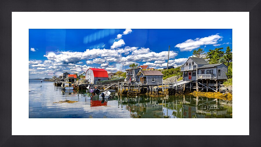 Blue Rock Nova Scotia Canada Picture Frame Printing