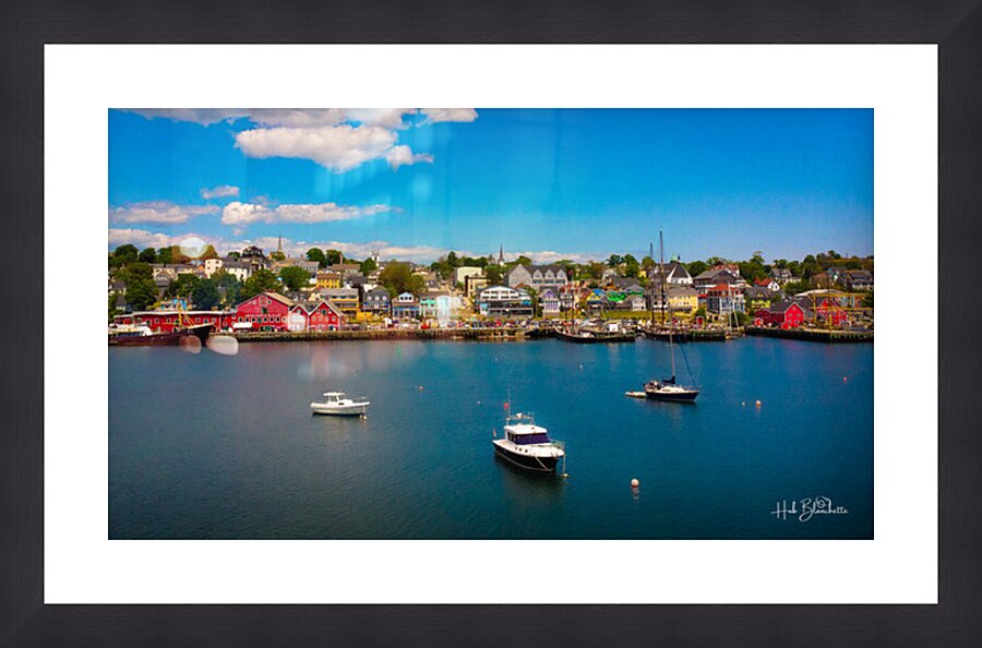 Lunenburg Nova Scotia Canada Picture Frame Printing