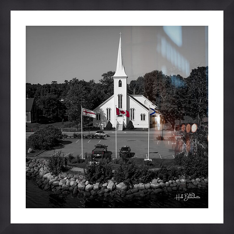 One Of Many Mahone Bay Nova Scotia Canada Picture Frame Printing