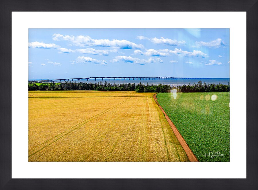 Confederation Bridge PEI Canada Picture Frame Printing