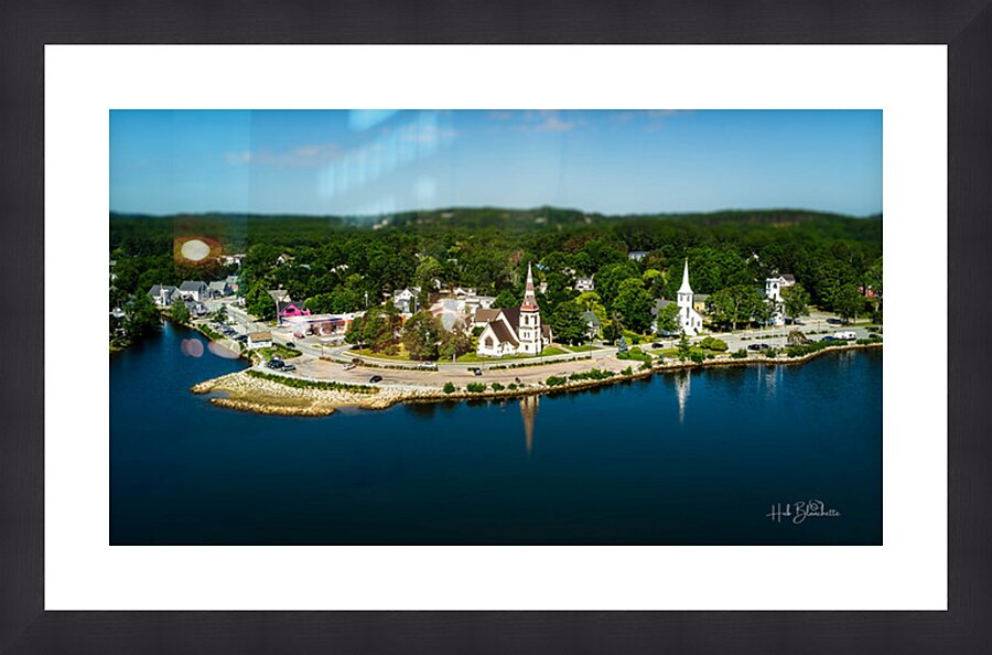 Mahone Bay Nova Scotia Canada Picture Frame Printing
