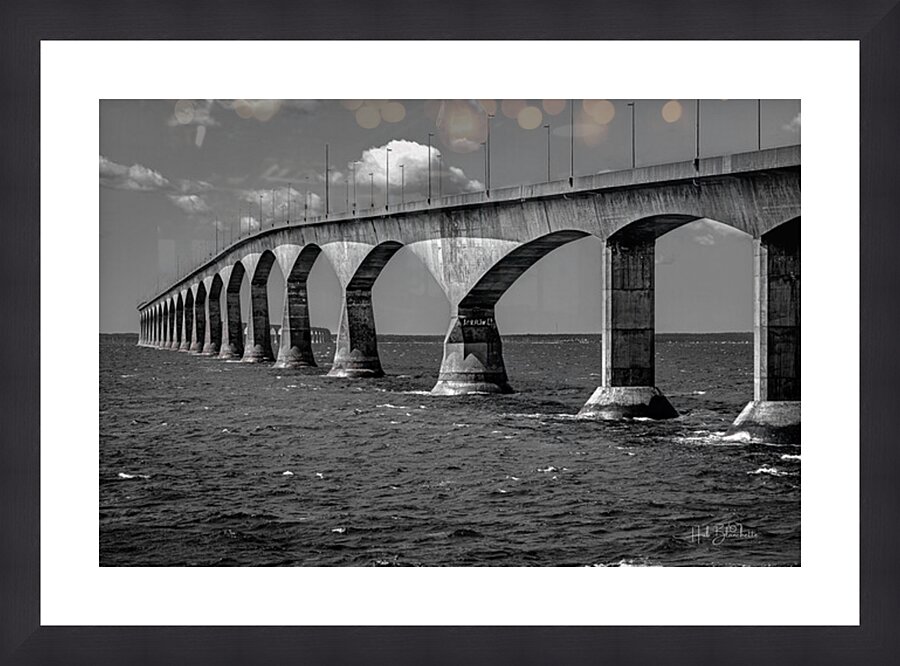 Confederation Bridge PEI Canada Picture Frame Printing