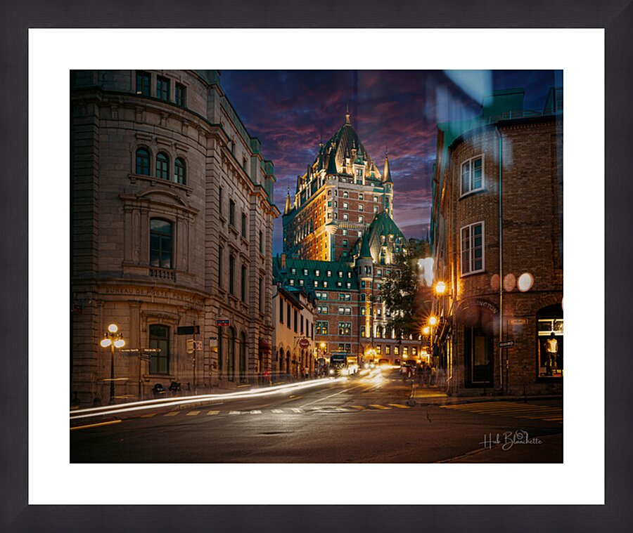 Chateau Frontenac Old Quebec City Canada Picture Frame Printing