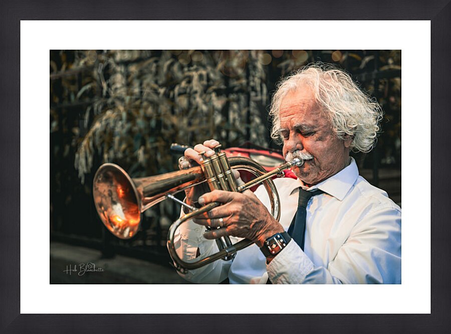 Street Musician Claude Berger Old Quebec City Canada Picture Frame Printing