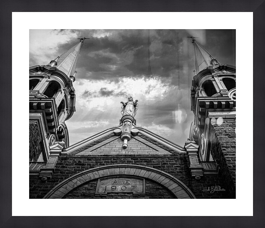 Our Lay of The Annunciation Parish LAncienne-Lorette Quebec Canada Picture Frame Printing