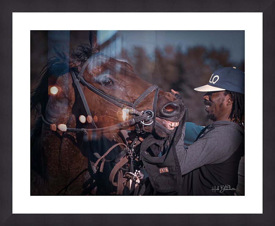 Happy Co-Workers Assiniboia Downs Winnipeg Manitoba Canada Picture Frame Printing