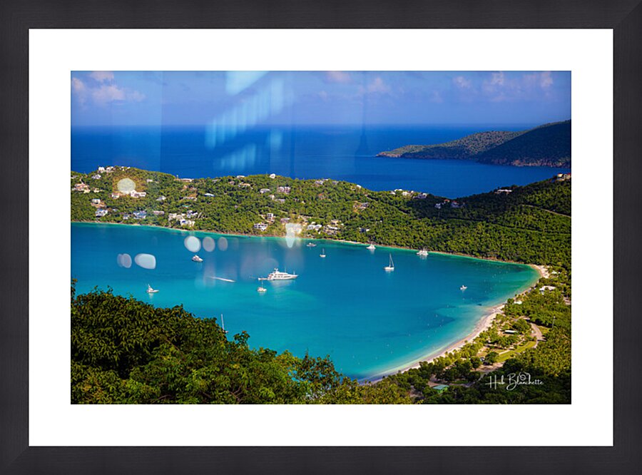 Magens Bay Beach United States Virgin Islands  Picture Frame Printing