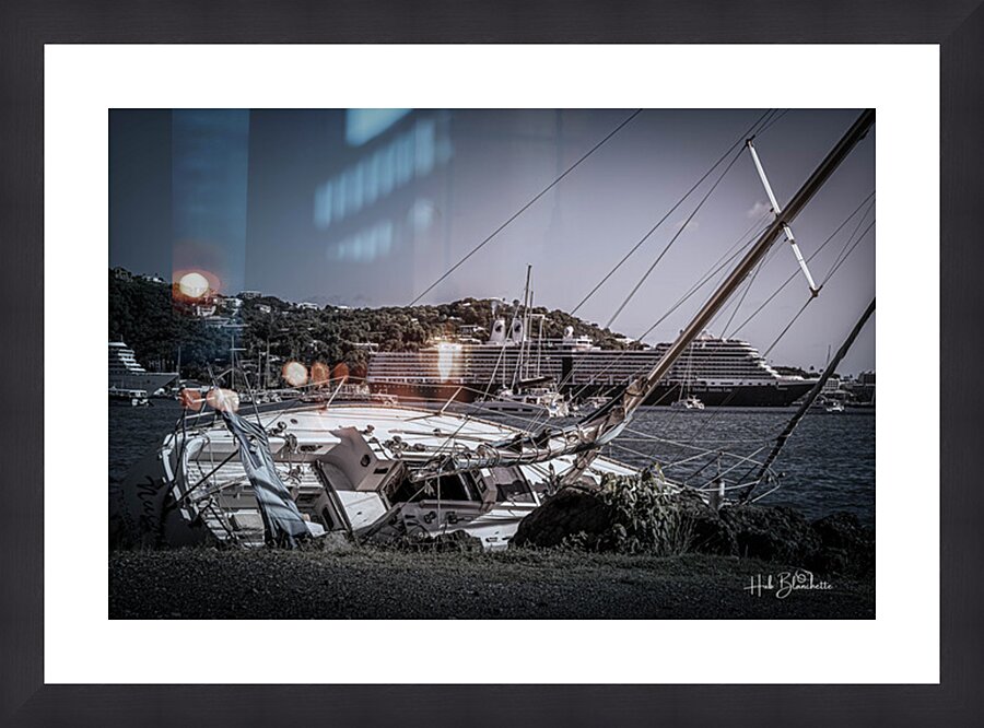 Reincarnated Into HA Eurodam United States Virgin Islands Picture Frame Printing