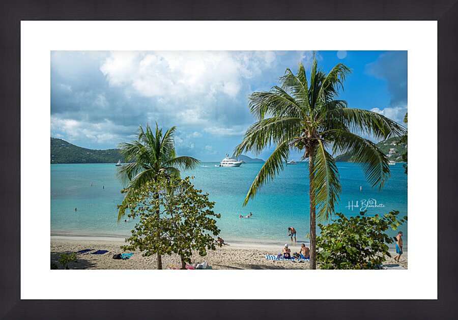 Magens Bay St.Thomas Picture Frame Printing