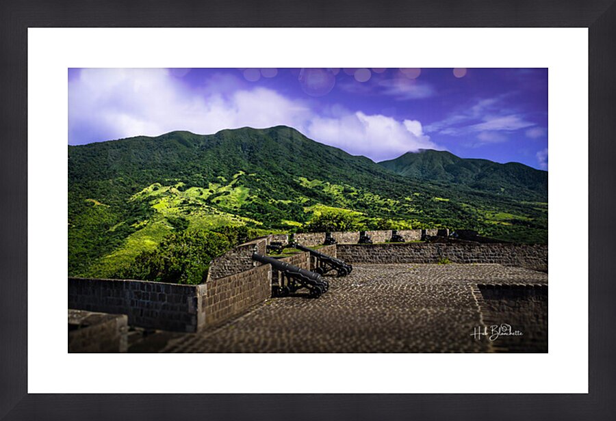 Brimstone Hill Fortress St.Kitts & Nevis Picture Frame Printing
