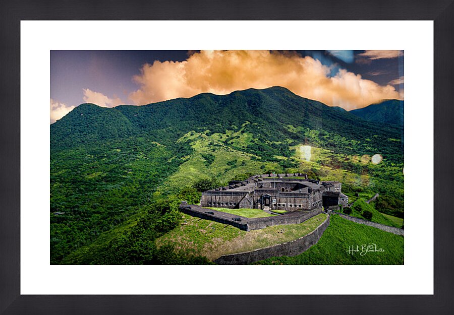 Brimstone Hill Fortress St.Kitts & Nevis Picture Frame Printing