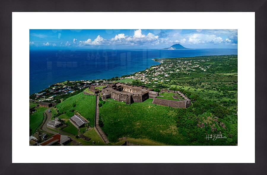 Brimstone Hill Fortress st.kitts & Nevis Picture Frame Printing