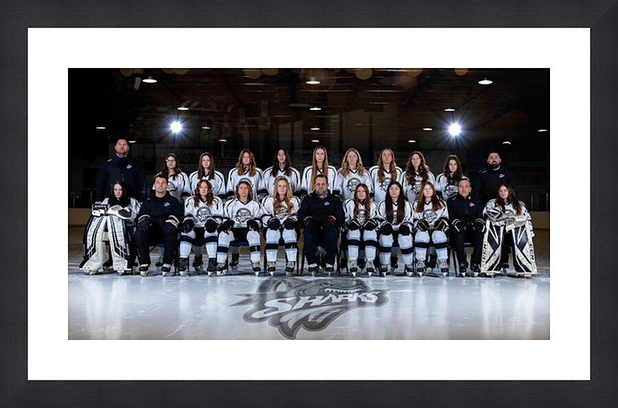 U15 Female Shark Team Photo Picture Frame Printing