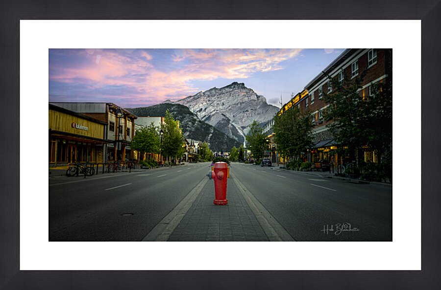 Banff Ave Banff Alberta Canada Picture Frame Printing