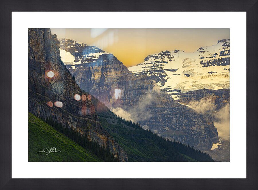 Depth Of Contrast Lake Louise Alberta Canada Picture Frame Printing