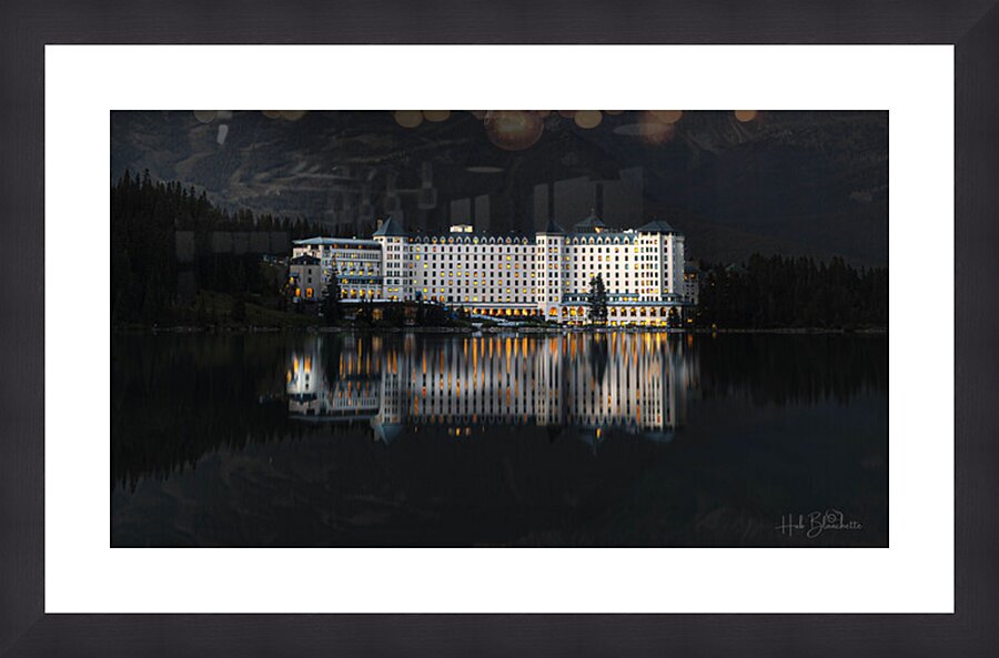 Fairmont Hotel Lake Louise Alberta Canada Picture Frame Printing