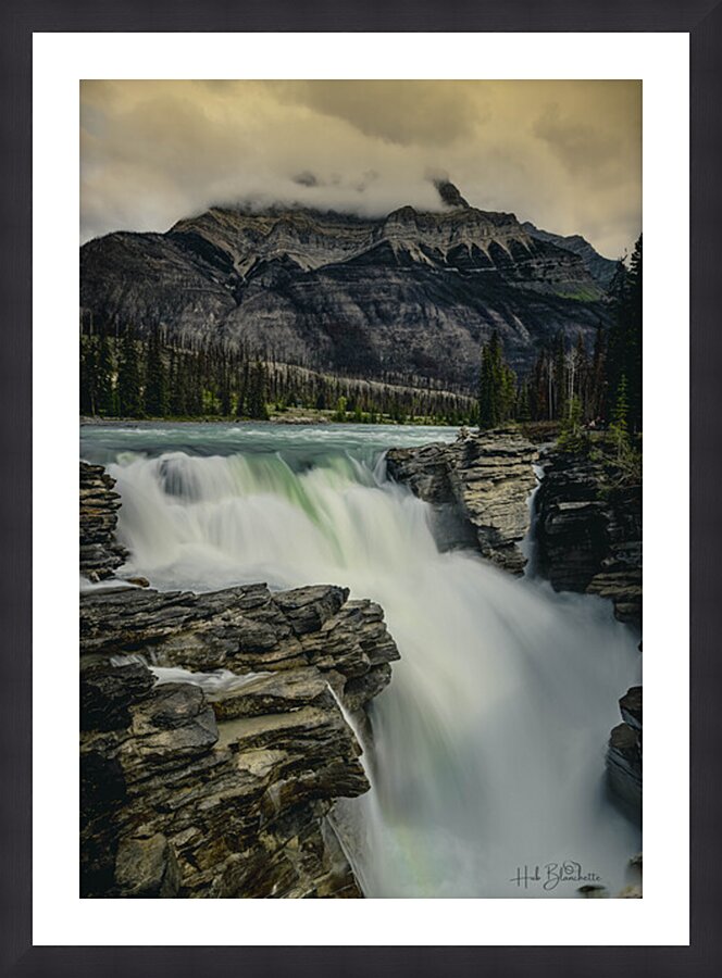 Athabasca Falls Jasper National Park Canada Cadre photo