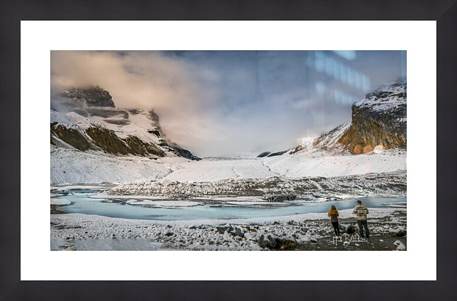 Glaciers In The Columbia Icefields Alberta Canada Picture Frame Printing