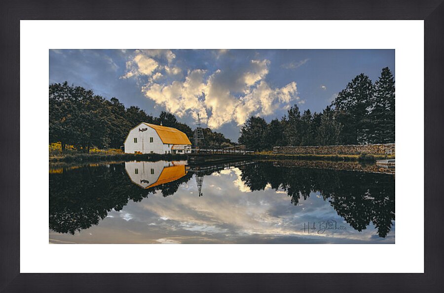 Ferme Piscicole Ile dOrleans Quebec Canada Picture Frame Printing