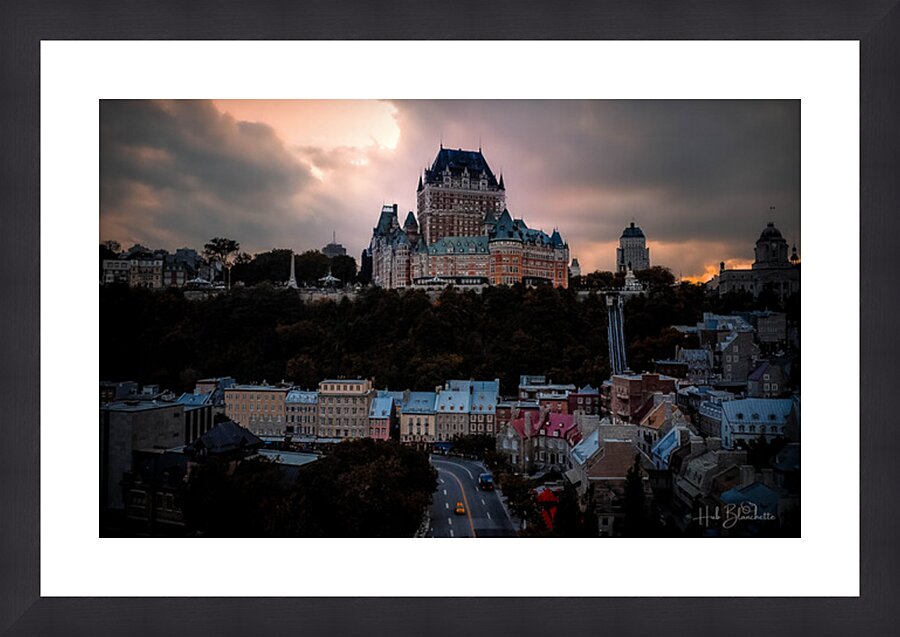Chateau Frontenac Vieux Quebec Canada Picture Frame Printing