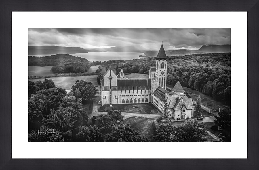 Abbaye de Saint-Benoit du Lac Quebec Canada Picture Frame Printing
