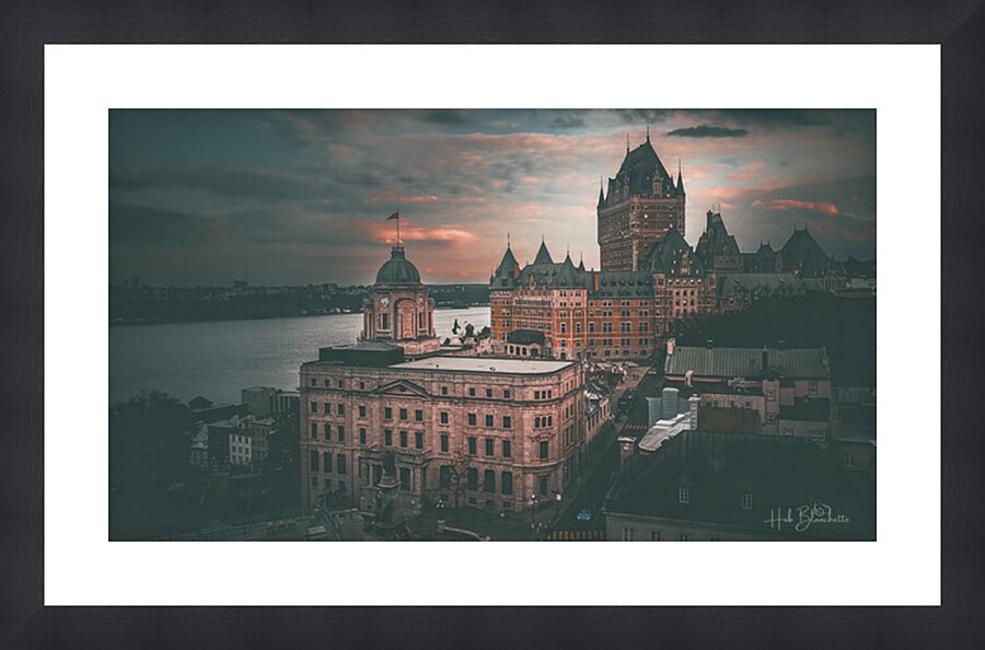 Chateau Frontenac Vieux Quebec Canada Picture Frame Printing