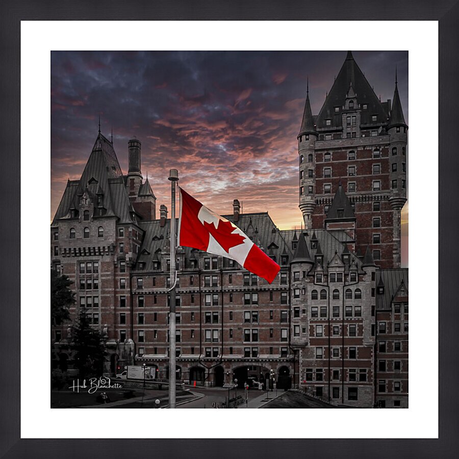 Chateau Frontenac Vieux Quebec Canada Picture Frame Printing
