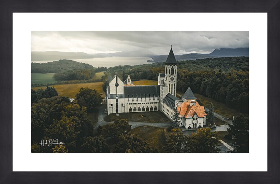 Abbaye de Saint-Benoit du Lac Quebec Canada Picture Frame Printing