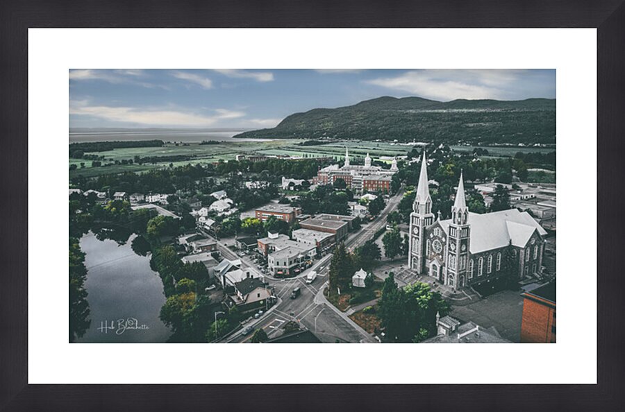 Ville de Baie-Saint-Paul Quebec Canada Picture Frame Printing
