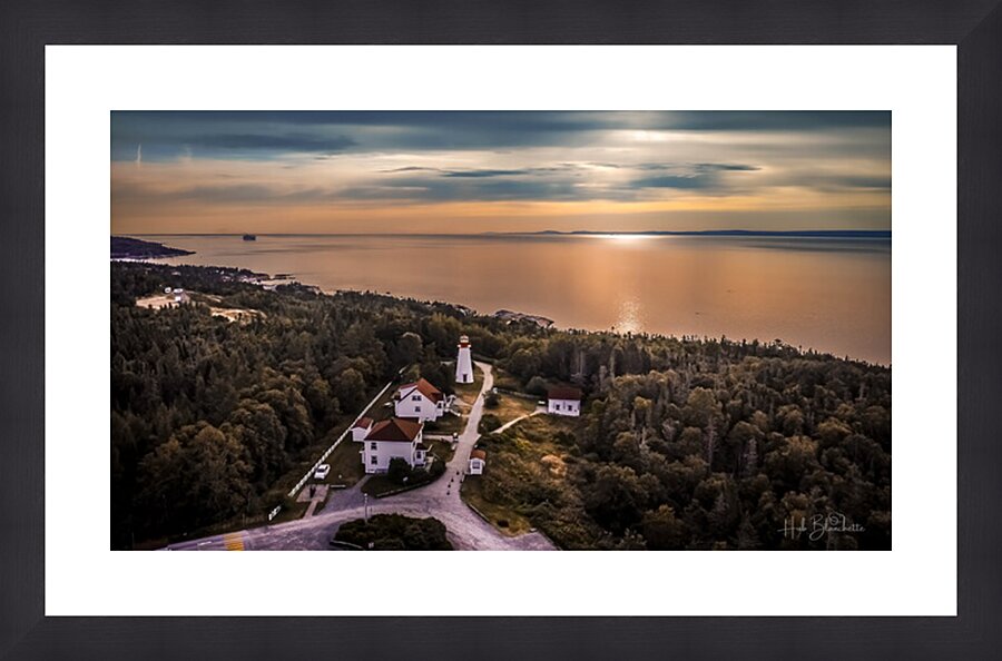 Cap de Bon-Desir Interpretation and Observation Centre Quebec Canada Picture Frame Printing
