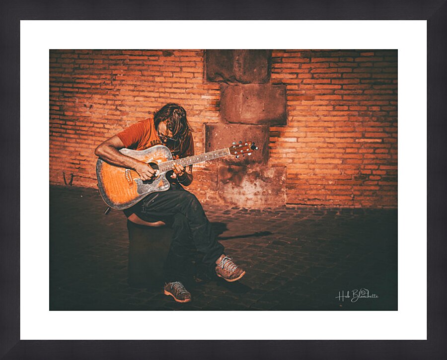 Street Performer Rome Italy Cadre photo