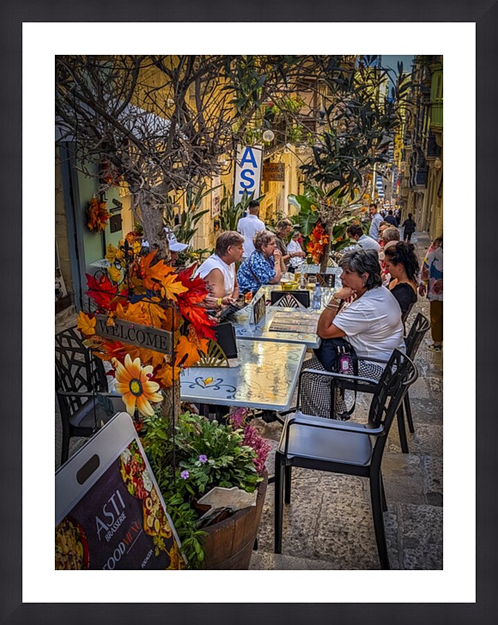 Patio Barcelona Spain Picture Frame Printing